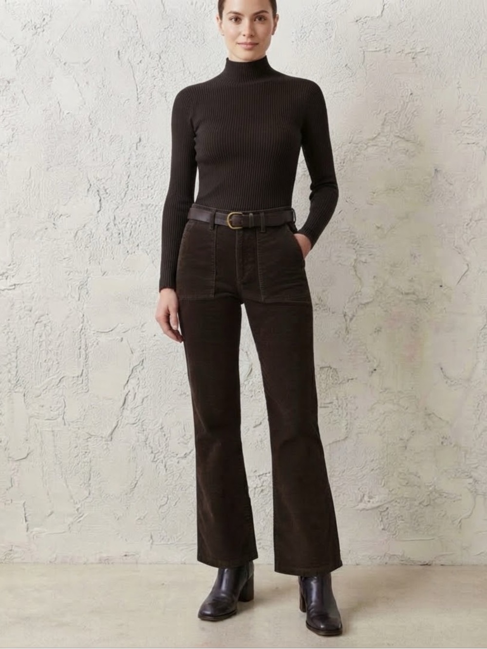 no boundaries Flared Corduroy Pants